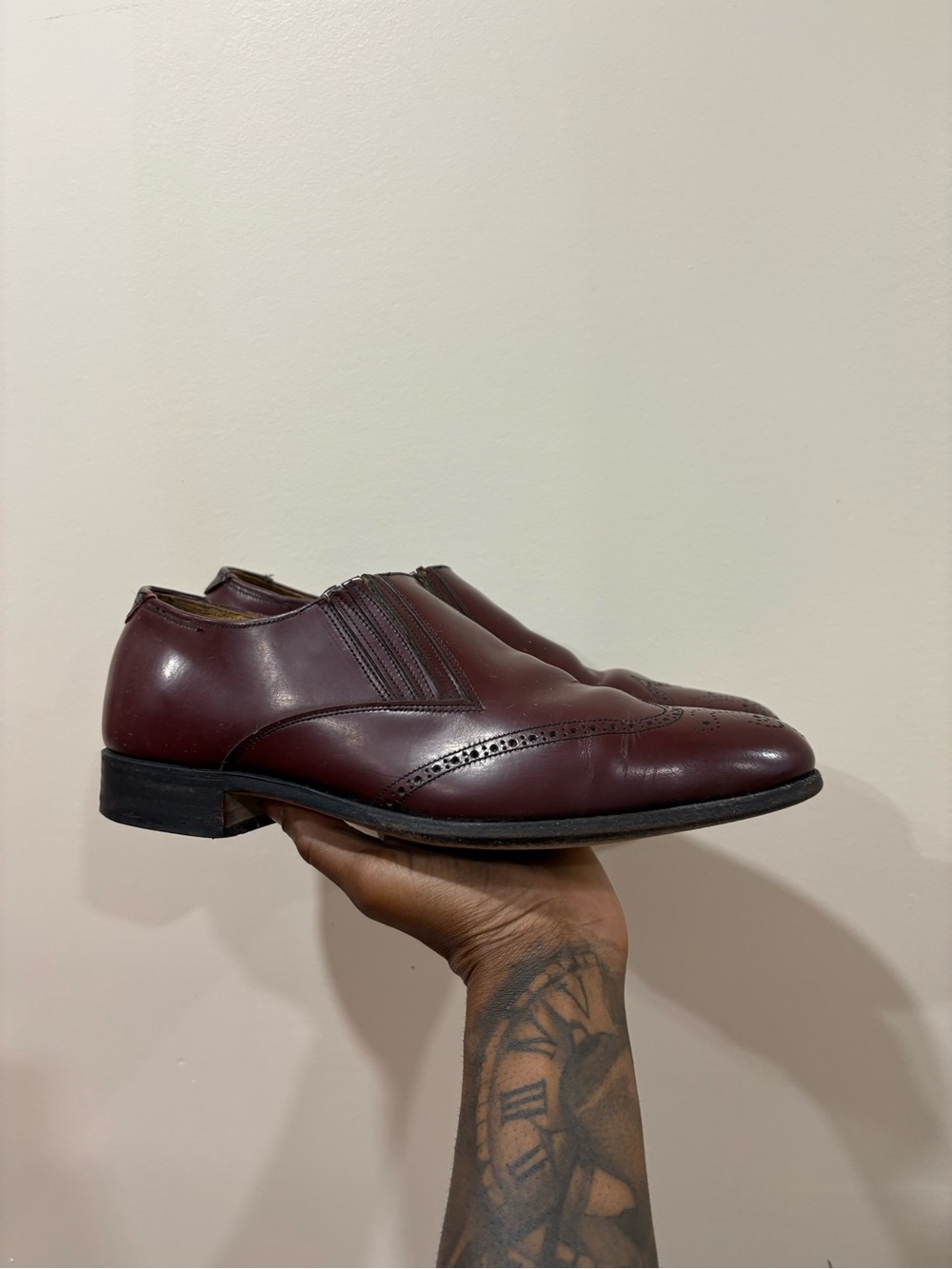 Vintage Leather Oxford Shoes